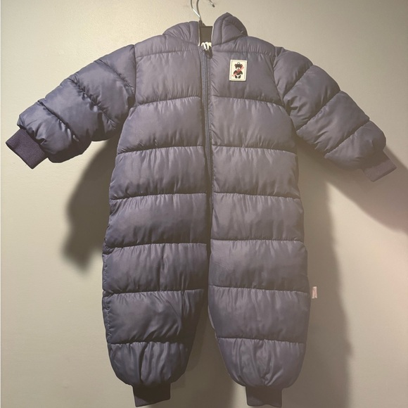 The Bear Hooded Snowsuit Baby Winter Coat - Picture 1 of 3